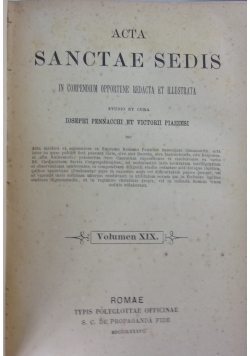 Acta sanctae sedis , 1882 r.