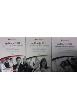 Aplikacje 2011, zestaw 3 książek