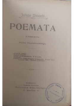 Poemata,1836 r.