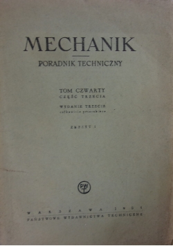 Mechanik poradnik techniczny
