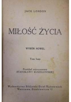 Miłość życia, 1925 r.