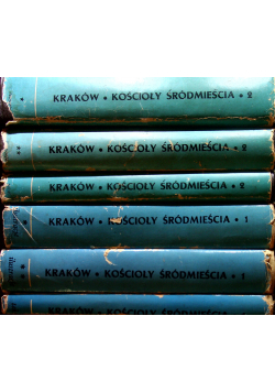 Kraków Kościoły Śródmieścia 6 tomów