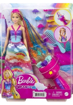 Barbie Dreamtopia. Księżniczka zakręcone pasemka