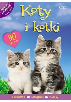 Koty i kotki. Książka z plakatami