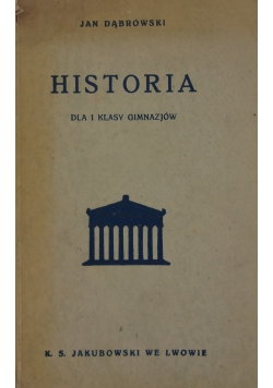 Historia dla klasy I gimnazjów, 1937r.