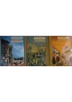 Warszawa nieodbudowana ,zestaw 3 książek