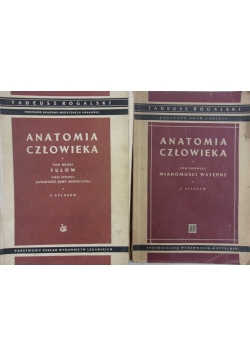 Anatomia człowieka, Tom I-II, ok. 1950r.