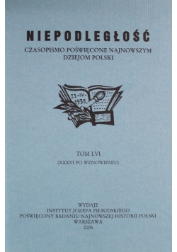 Niepodległość Tom LVI