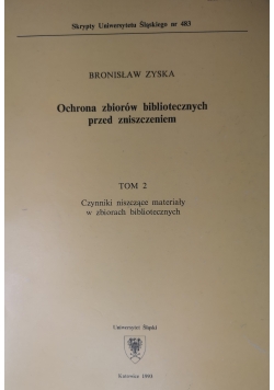 Ochrona zbiorów bibliotecznych przed zniszczeniem