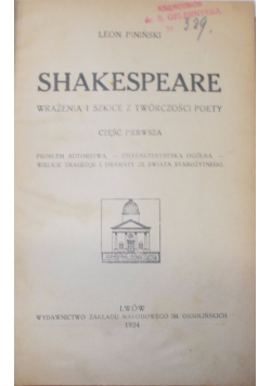 Shakespeare,1924r.