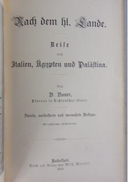 Nach dem hl. Sande, 1893r.