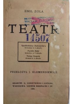Teatr, 1909 r.