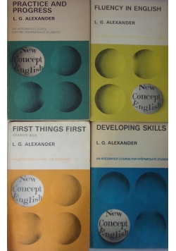 New Concept English, zestaw 4 książek