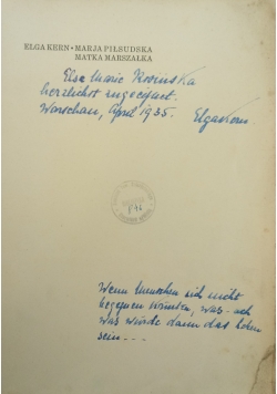 Marja Piłsudska, Matka Marszałka, 1935 r.