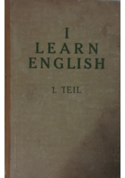 I Learn English, 1938r.