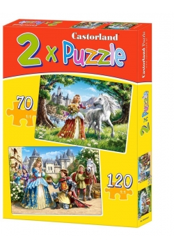 Puzzle x 2 - Czarujące księżniczki CASTOR