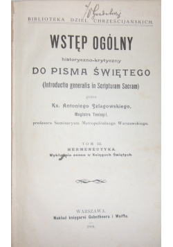 Wstęp Ogólny,1908r.