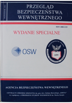 Przegląd bezpieczeństwa wewnętrznego Wydanie Spcjalne