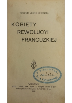 Kobiety Rewolucyi Francuskiej 1906 r.