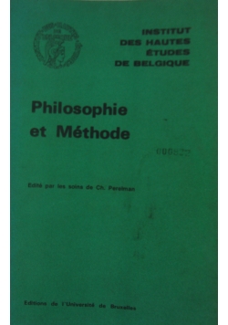 Philosophie et Methode