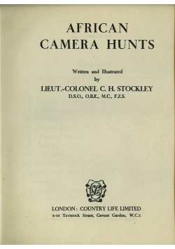 African Camera Hunts, 1948r.