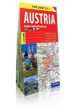 See you! in... Austria. Mapa samochodowa 1:475 000