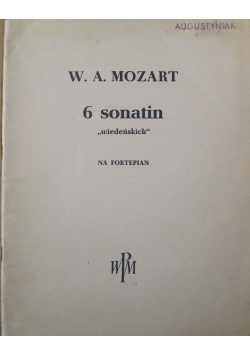 6 sonatin wiedeńskich na fortepian