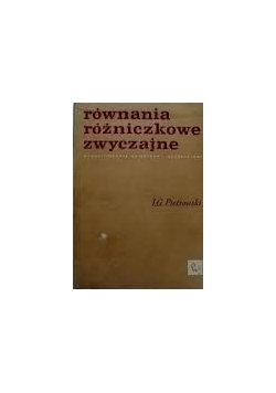 Równania różniczkowe zwyczajne