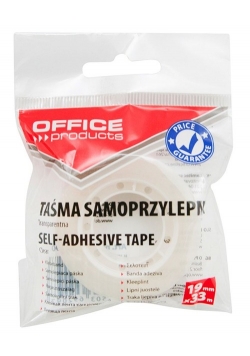 Taśma samoprzylepna zawieszka 19mmx33m transparentna 48 sztuk