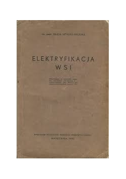Elektryfikacja wsi, 1937 r.
