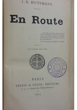 En Route, 1895r.