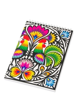 Notes FOLK na spirali - format A5 - koguty