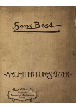 Architektur  Skizzen, 1901