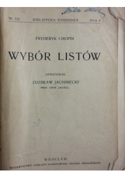 Wybór listów, 1949r.