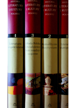 Wielka Historia Literatury Polskiej 4 tomy