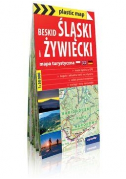 Plastic map Beskid Ślaski i Żywiecki w.2016 mapa