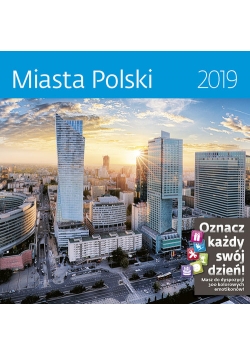 Kalendarz Miasta Polski 30x30 2019 wieloplanszowy