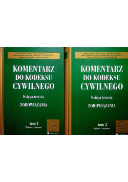 Komentarz do kodeksu cywilnego tom 1 i 2