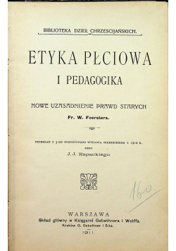 Etyka płciowa i pedagogika 1911 r