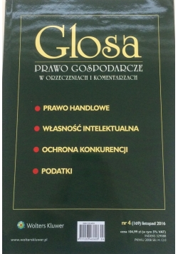 Glosa prawo gospodarcze w orzeczeniach i komentarzach nr 4