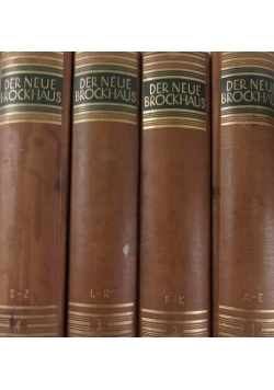 Der neue Brockhaus,zestaw 4 książek,1938r.