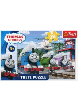 Puzzle 60 Tomek i Przyjaciele Wyścig na torach
