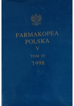 Farmakopea Polska V tom IV
