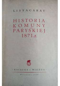 Historia komuny paryskiej 1871 r 1950 r