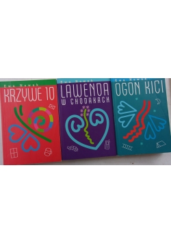 Ogon kici/Lawenda w chodakach/Krzywe 10, zestaw 3 książek