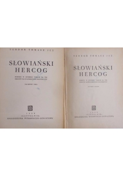 Słowiański Hercog - zestaw 2 książek, 1950 r.