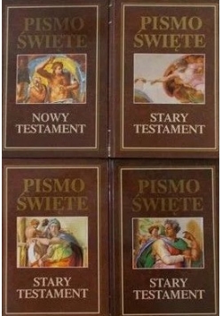 Pismo Święte. Stary Testament i Nowy Testament, 4 tomy