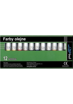 Farby olejne 12 kolorów x 12ml GRAART