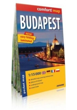 Comfort! map Budapest pocket map 1:15 000
