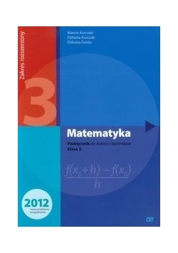 Matematyka 3. Podręcznik. Zakres rozszerzony, Pazdro